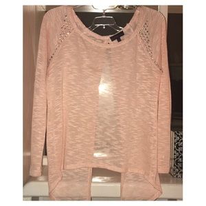 💝 Pink open back blouse 💝